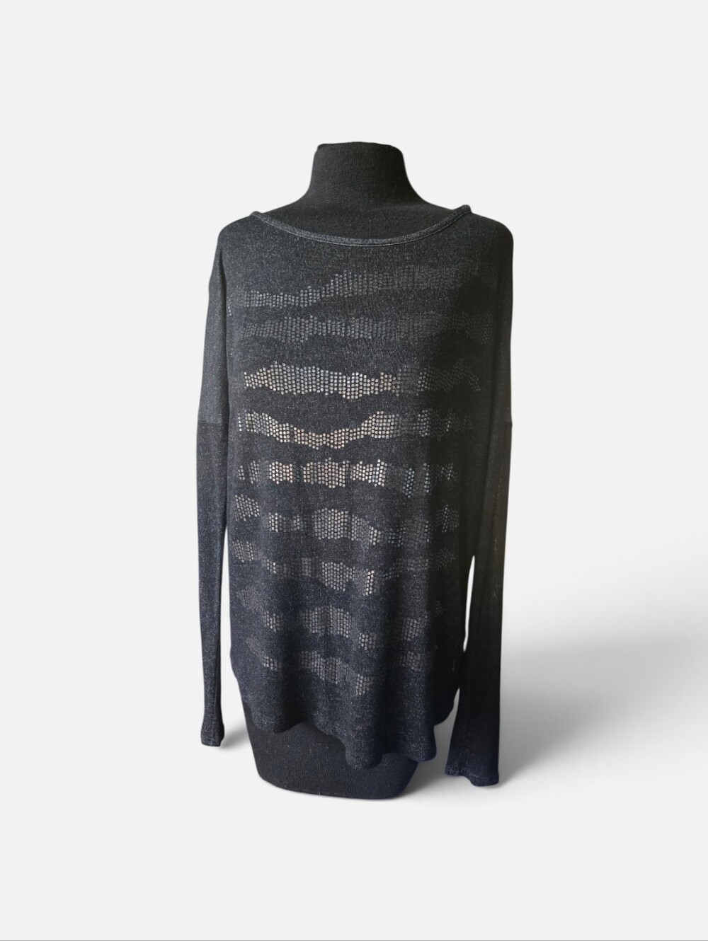 Forever 21 Black Lightweight Knit Sweater